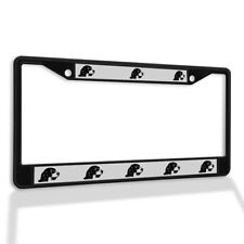 Metal License Plate Frame Vinyl Insert Beagle Head Dog Silhouette picture