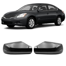 L&R Gloss Black Side Wing Mirror Cover Caps For 2007-2012 Nissan Altima 2.5L picture
