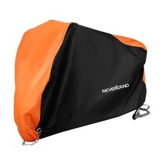 NEVERLAND XL Motorcycle Cover Waterproof UV Resistant Outdoor Dust Rain Storage picture