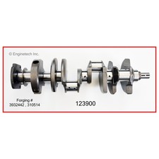 Enginetech Remanufactured Engine Crankshaft Kit with Main and Rod Bearings picture