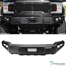 Topline For 2018-2020 Ford F150 RT Style Modular Full Width Front Bumper - Black picture