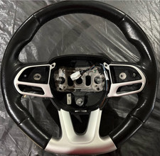 15-23 Dodge Challenger Charger Hellcat Flat Bottom Steering Wheel Leather OEM picture