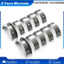 10X STD Crankshaft Main Bearings & Guide Kit for BMW X5 X6 650i N63B44 N63B40 V8 picture