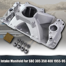 High Rise Single Plane Intake Manifold For 1957-95 Small Block Chevy SBC 350 400 picture