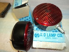 Pair of NOS Lollipop KD752-2655 Combination Tail/Turn/Stop Lights- red lenses picture