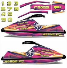 Yamaha Super Jet Square Nose - Set Decal JS 550 / Graphics / Stickers / Decals picture