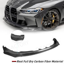 CSL Style Real Carbon Fiber Front Bumper Lip For 2021-2024 BMW G80 M3 G82 G83 M4 picture