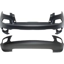 New Bumper Covers Fascias Set of 2 Front for Cherokee CH1014112, CH1015119 Pair picture