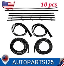 10pcs Door Window Weatherstrip Seal Kit for 1967-1972 Chevy C10 Pickup GMC picture