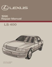 1996 Lexus LS 400 Factory Shop Service Manual picture