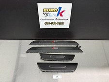 22-24 Audi RS e-Tron GT Carbon Fiber Door Sills Illuminated Front & Rear OEM picture