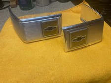 1967 72  Chevy Truck  CAB CORNERS  Badges Trim Original Vintage OEM picture