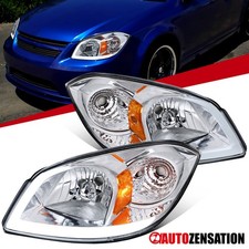 Fit 2005-2010 Cobalt 2007-2009 Pontiac G5 LED Tube Headlights Lamps Left+Right picture