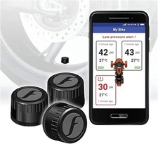FOBO Bike 2 Trike TPMS Bluetooth Tire Pressure Monitor 3 Sensor 3-Wheel Moto picture