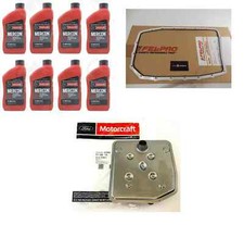 8x MOTORCRAFT MERCON LV FILTER  OIL PAN GASKET FOR 6R80 TRANSMISSION FORD picture