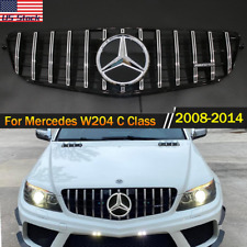 GTR Front Bumper Grille LED Star For Mercedes Benz W204 C250 C300 2008-14 Grill  picture