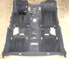 BMW OEM E90 E91 06-12 black carpet floor trim front rear set 7265866 7265890 picture