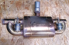 Valvetronic Designs Universal T-Style Dual-Outlet Valved Exhaust Muffler picture