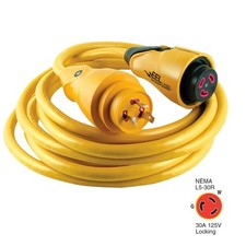 Afi/Marinco/Guest/Nicro/Bep Eel Cord Set 30A 125V 50' CS30-50 picture