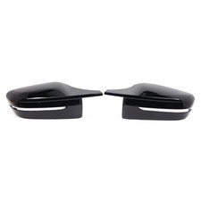 M Style Mirror Caps Gloss Black Pair For BMW G20 G30 G11 2016-2024 LHD picture