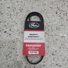 Serpentine Belt - Premium OE Stretch Fit Micro-V Belt Gates K040355SF picture