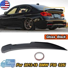 Gloss Black PSM Style Rear Trunk Spoiler Wing Lip For BMW F30 3 Series Sedan M3 picture