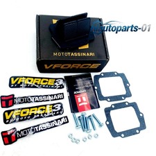 For 1987-04 Kawasaki KX250 V-Force 3 Reed Cage Carbon Fiber Reeds Moto Tassinari picture