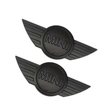 2007-2013 Mini Cooper S Front and Rear Emblem Set 5114754973 R56 R57 Genuine OEM picture