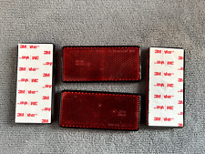 Hella Reflex Reflector Red Rectangle 3M Sticker Backing 8RA 003326167 (set of 4) picture