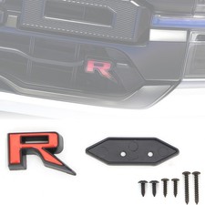 For All Ford Grill R 3D Badge Red Decor Raptor picture