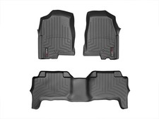 WeatherTech FloorLiner for 2004-2012 Chevrolet Colorado - 1st & 2nd Row, Black picture