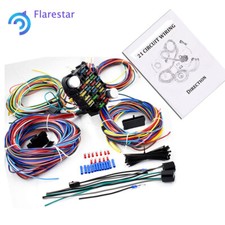 Universal For Chevy GMC Pickup Truck Wire Harness Wiring Kit 21 Circuit 17 Fuses picture