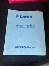 Lotus Esprit Workshop Manual Lotus Esprit All Models Vintage 1979 picture