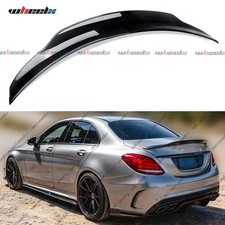 Rear Trunk Spoiler Wing Gloss Black For Mercedes Benz W205 C200 C300 C43 2015-21 picture