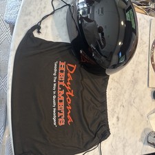 daytona helmets skull cap Without Visor Hi Gloss Black Size L Brand Nee picture