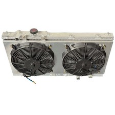 Fit Mazda Protege DX ES LX MP3 SE L4 1999-2003 Radiator + Fan Shroud CU2303 picture