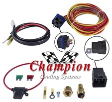 Champion Cooling 180 Degree 40amp Electric Fan Relay Kit for Single Fan DR picture
