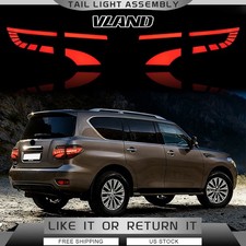 VLAND Clear LED Tail Lights For 2017-2020 Nissan Armada W/Sequential & Animation picture