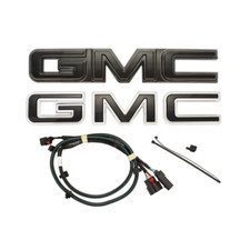 2022-2026 GMC Sierra Front Illuminated Emblem in Black GM OEM NEW 85018667 picture