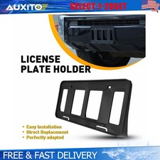 Heavy Duty License Plate Holder Fit 2014-2021 Toyota Tundra Front Bumper 1-10X picture