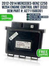12-14 Mercedes Benz C250 W204 ECU ECM Engine Computer Control Module A2711500391 picture