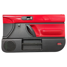 1998-2008 VW BEETLE HARDTOP RH Passenger Right Front Door Panel RED BLACK DMG* picture