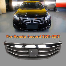 Fits Honda Accord 2011-2012 Radiator Bumper Grille Front Upper Chrome Grill picture