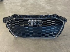 22 23 24 Audi A3 Front Lower Bumper Grille Trim Emblem W/Chrome OEM 1711 picture