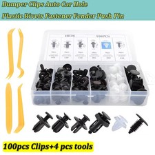 100PCS Car Retainer Clips Auto Fasteners Push Trim Clips Pin Rivet Bumper Kit picture