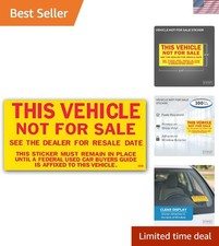 Vehicle Not Ready For Sale Stickers (100 per pack) picture