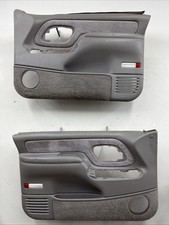 95-00 Chevy Silverado Tahoe GMC Sierra Yukon Power Door Panel Set OEM Gray Grey picture