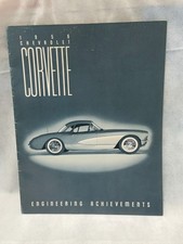 1956 Rare Original Corvette Engineering Guide Manual With Original Envelope picture