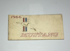 Vintage 1966 Ford Mustang Owners Manual Original OEM Third Printing April 1966 picture