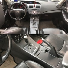 For mazda 3 2009-2013 3D Carbon Fiber black Pattern Interior DIY Trim Decals picture